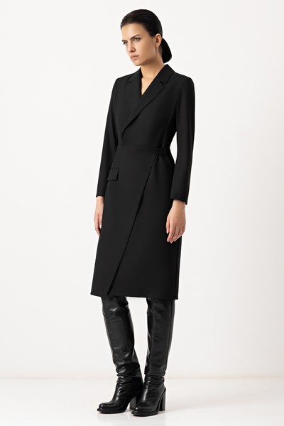 Платье VASSA&Co, пол женский, цвет черный, фото №5