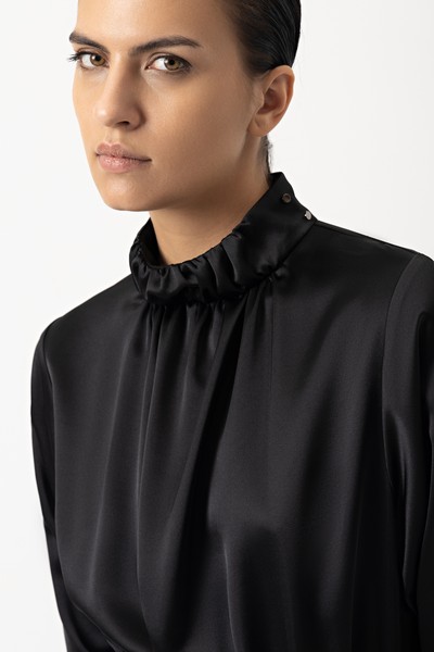 Платье VASSA&Co, пол женский, цвет черный, фото №3