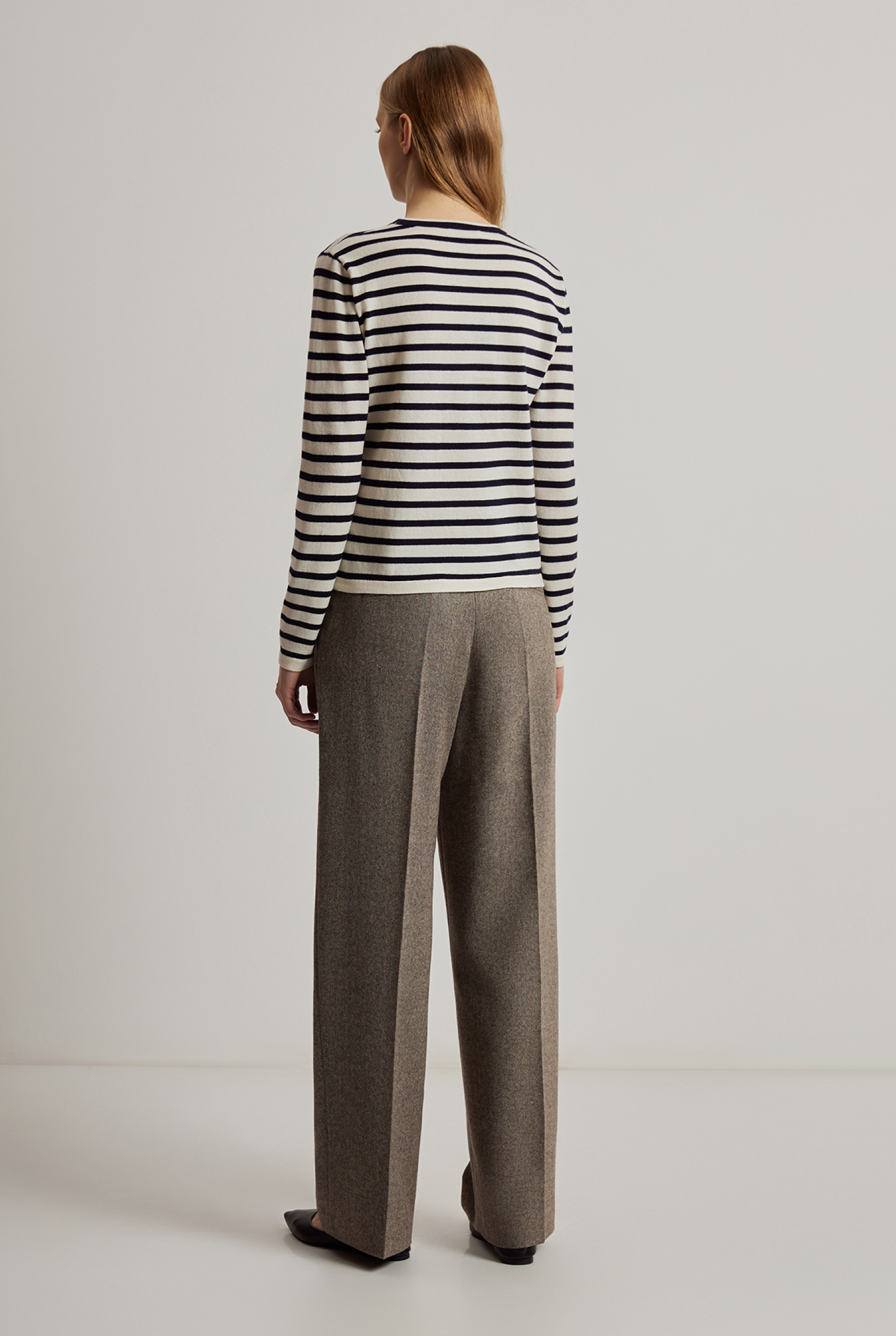 Брюки VASSA CODE, пол женский, цвет коричневый, фото №2