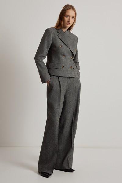 Брюки VASSA CODE, пол женский, цвет серый, фото №4