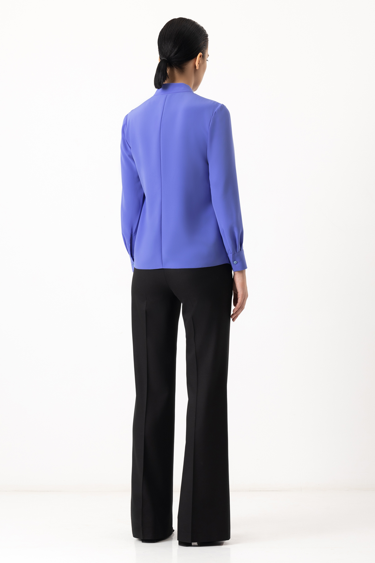 Blouse VASSA&Co, пол female, цвет синий, фото №5