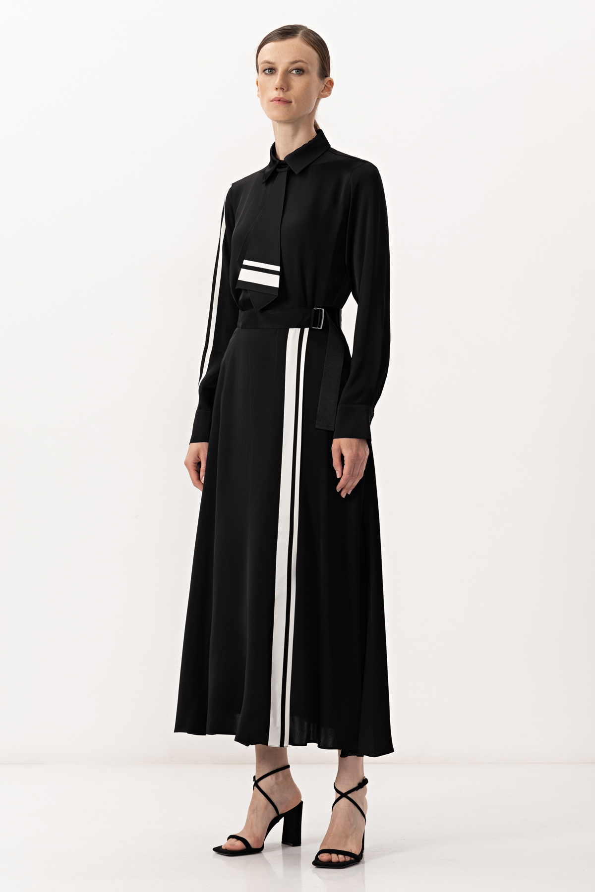 Блузка VASSA&Co, пол женский, цвет черный, фото №7