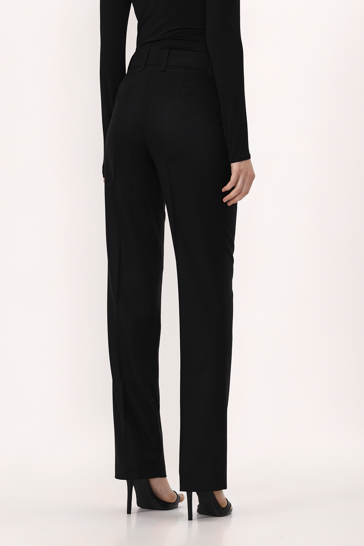 Брюки VASSA&Co, пол женский, цвет черный, фото №3