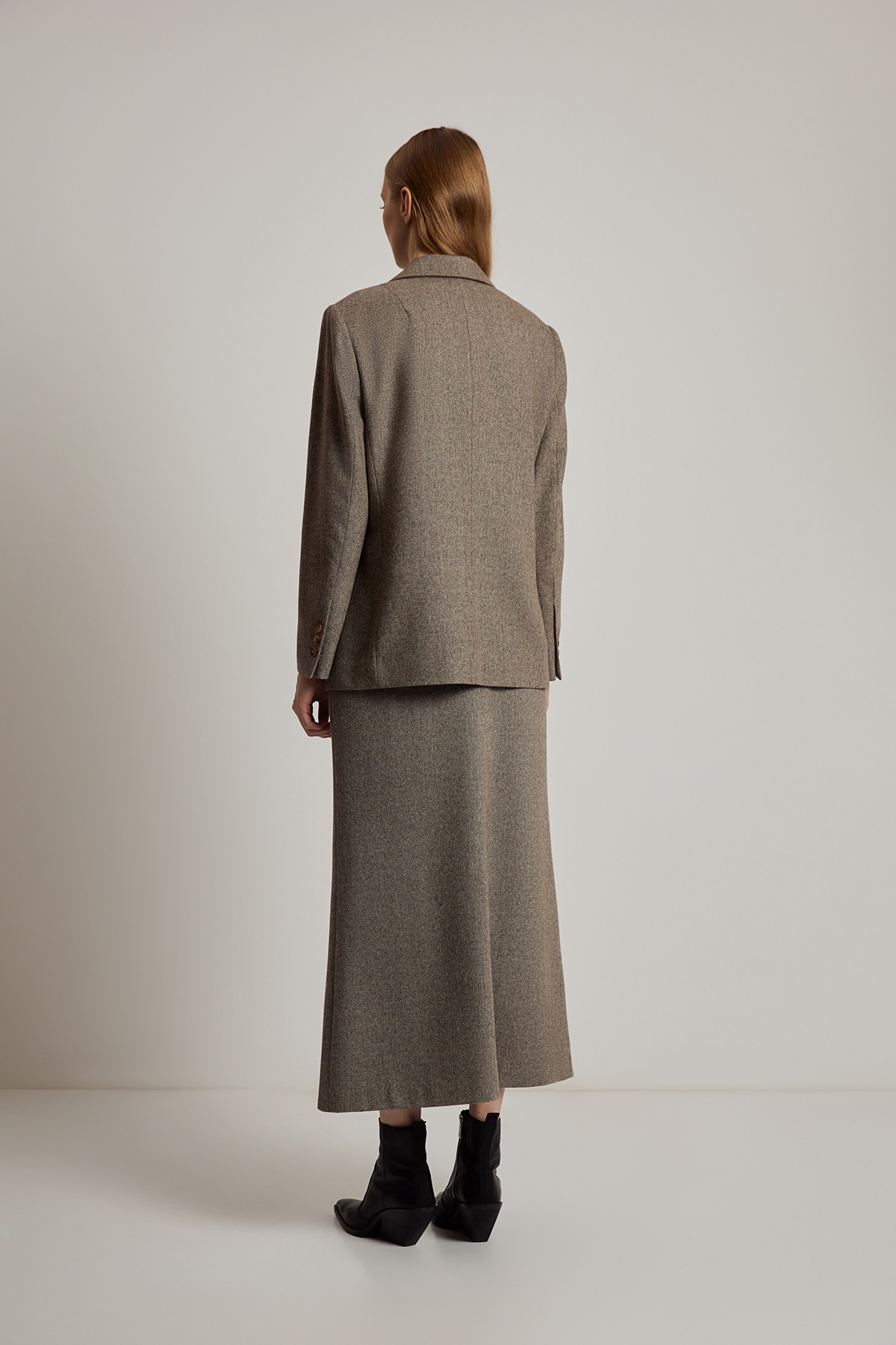 Жакет VASSA CODE, пол женский, цвет коричневый, фото №5