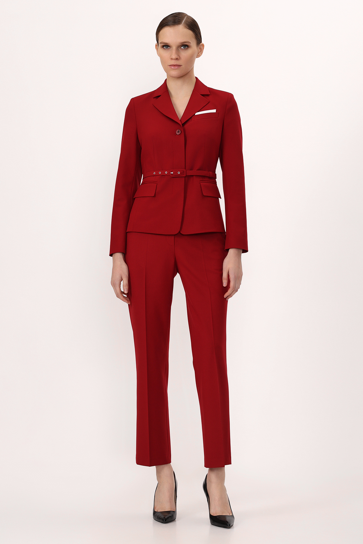 Jacket VASSA&Co, пол female, цвет red, фото №2