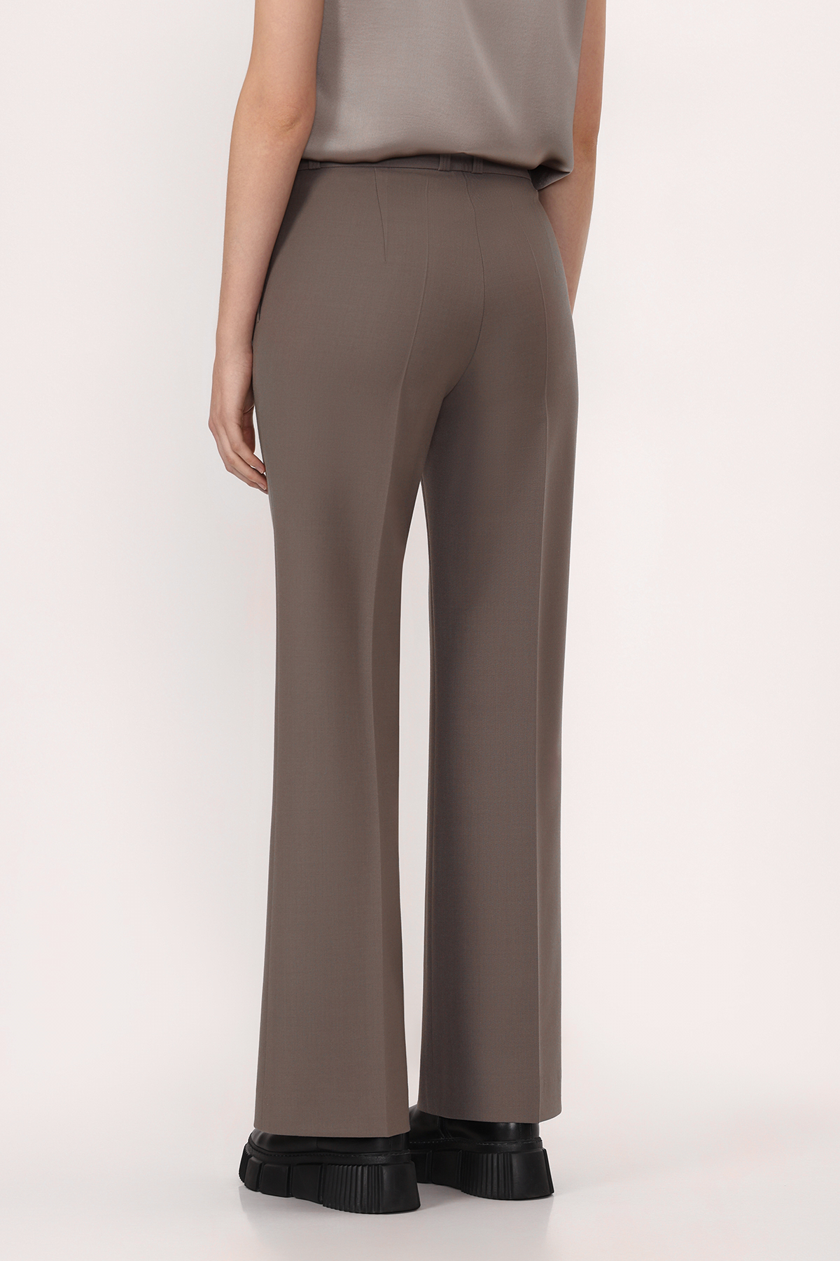 Брюки VASSA&Co, пол женский, цвет коричневый, фото №4