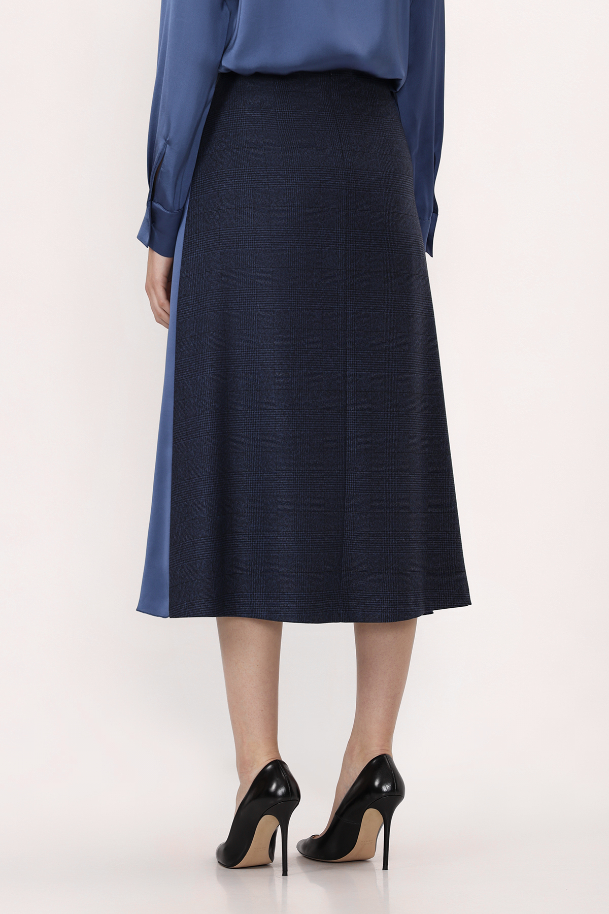 Юбка VASSA&Co, пол женский, цвет синий, фото №3