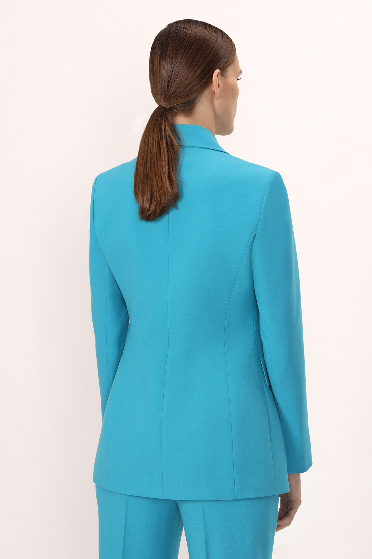 Жакет VASSA&Co, пол женский, цвет голубой, фото №2