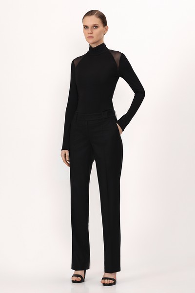 Брюки VASSA&Co, пол женский, цвет черный, фото №2