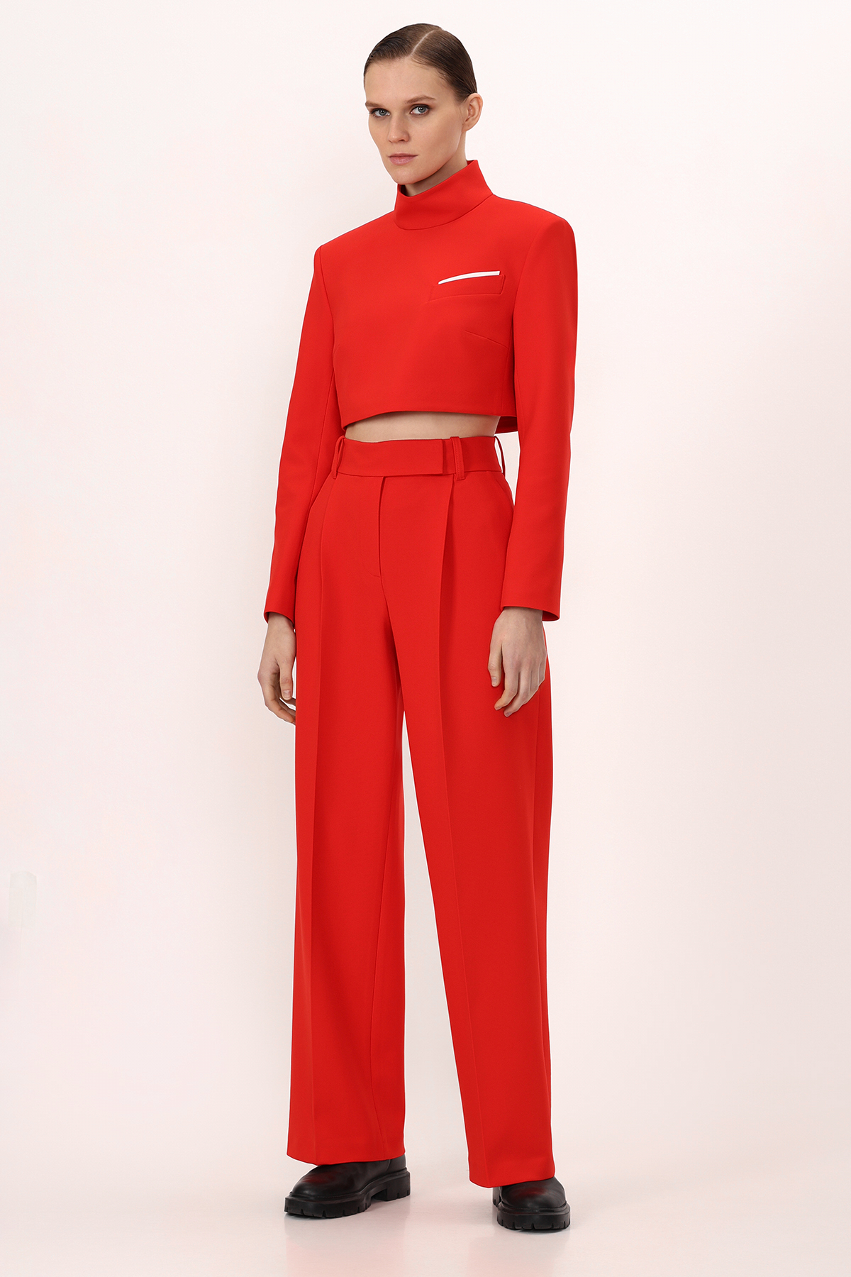 Jacket VASSA&Co, пол female, цвет red, фото №3