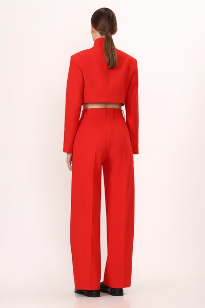 Jacket VASSA&Co, пол female, цвет red, фото №2