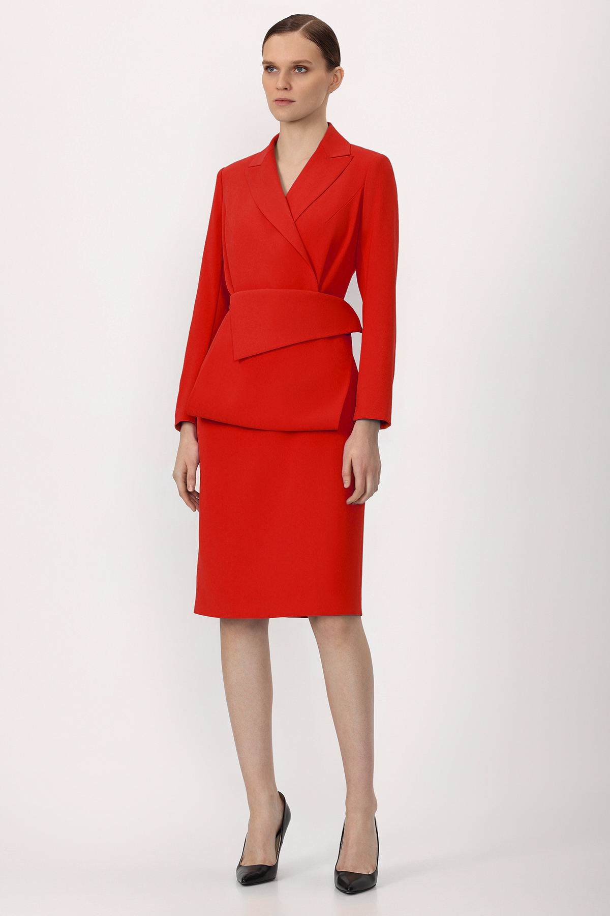 Платье-жакет VASSA&Co, пол женский, цвет красный, фото №3