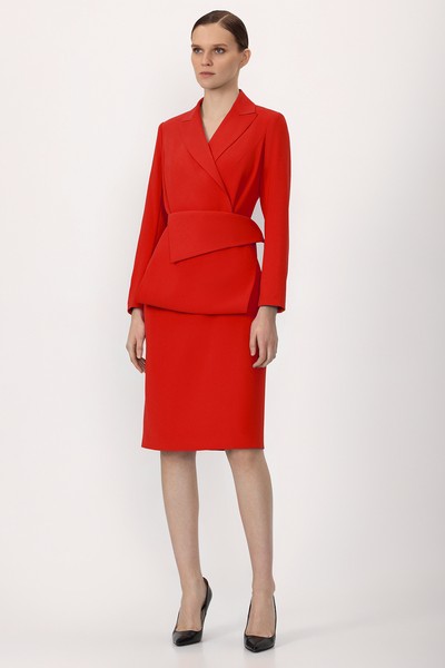 Платье-жакет VASSA&Co, пол женский, цвет красный, фото №3