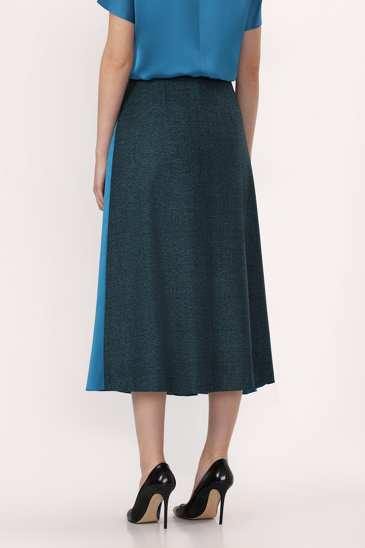 Юбка VASSA&Co, пол женский, цвет зеленый, фото №2