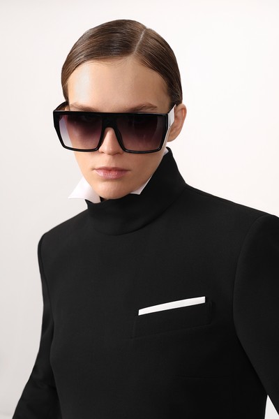 Кроп-жакет VASSA&Co, пол женский, цвет черный, фото №8