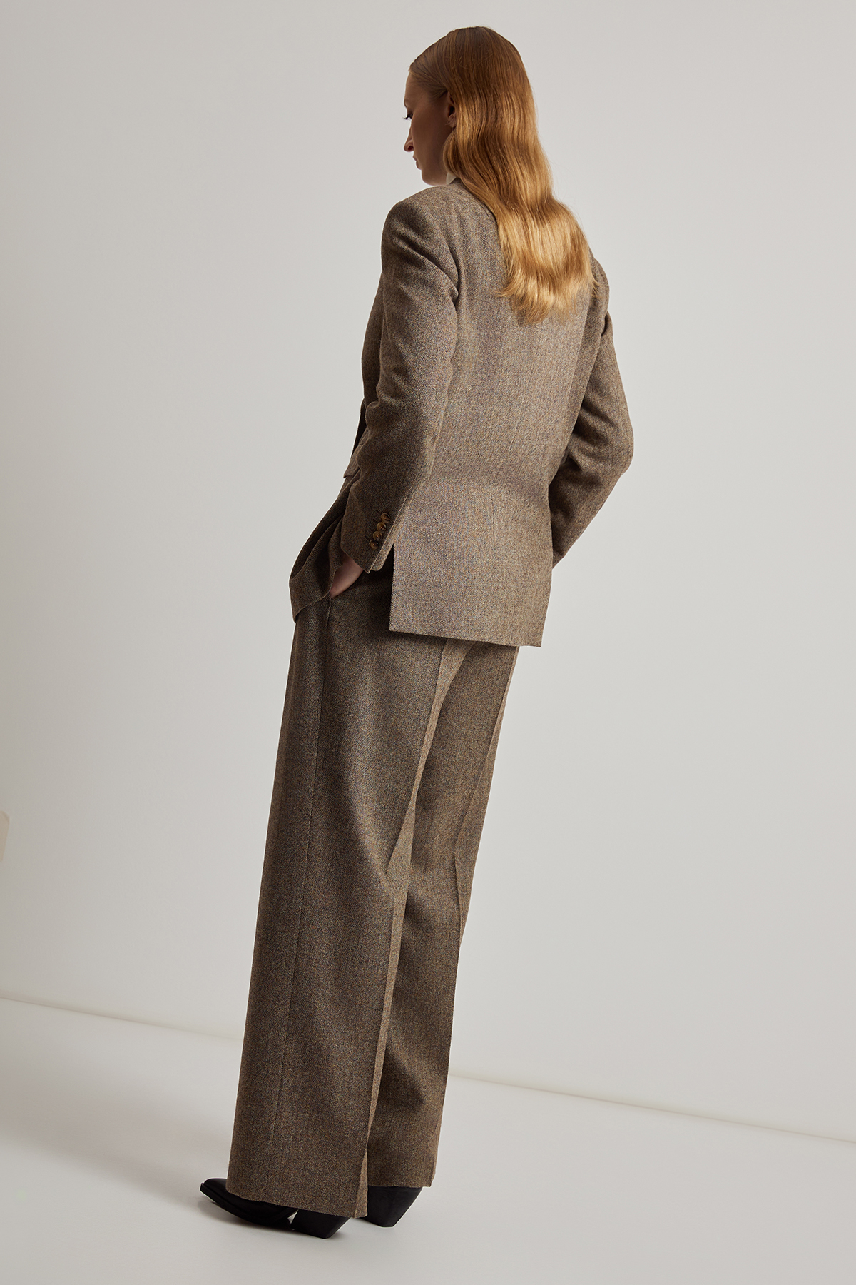 Жакет VASSA CODE, пол женский, цвет коричневый, фото №4