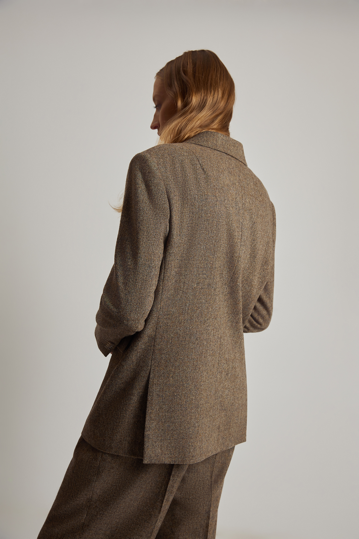 Жакет VASSA CODE, пол женский, цвет коричневый, фото №5