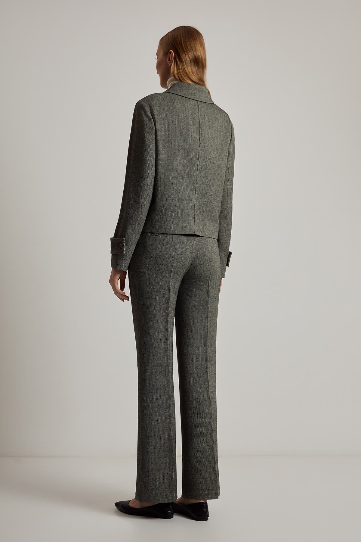 Брюки VASSA CODE, пол женский, цвет серый, фото №2