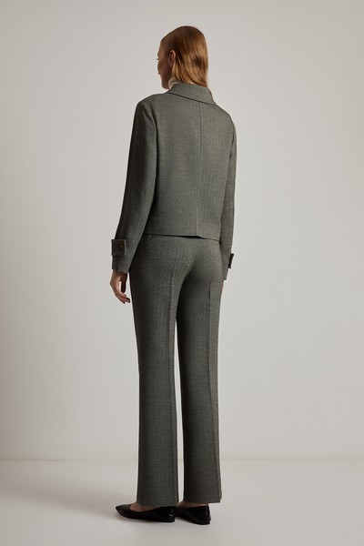 Брюки VASSA CODE, пол женский, цвет серый, фото №2