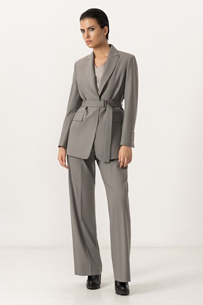 Жакет с гофрированной спинкой VASSA&Co, пол женский, цвет коричневый, фото №7