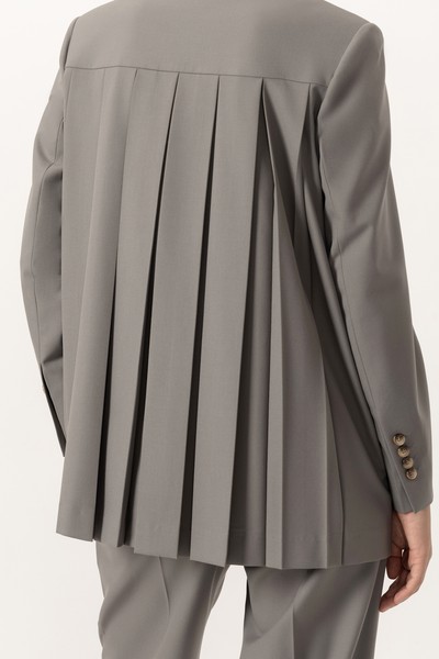 Жакет с гофрированной спинкой VASSA&Co, пол женский, цвет коричневый, фото №3