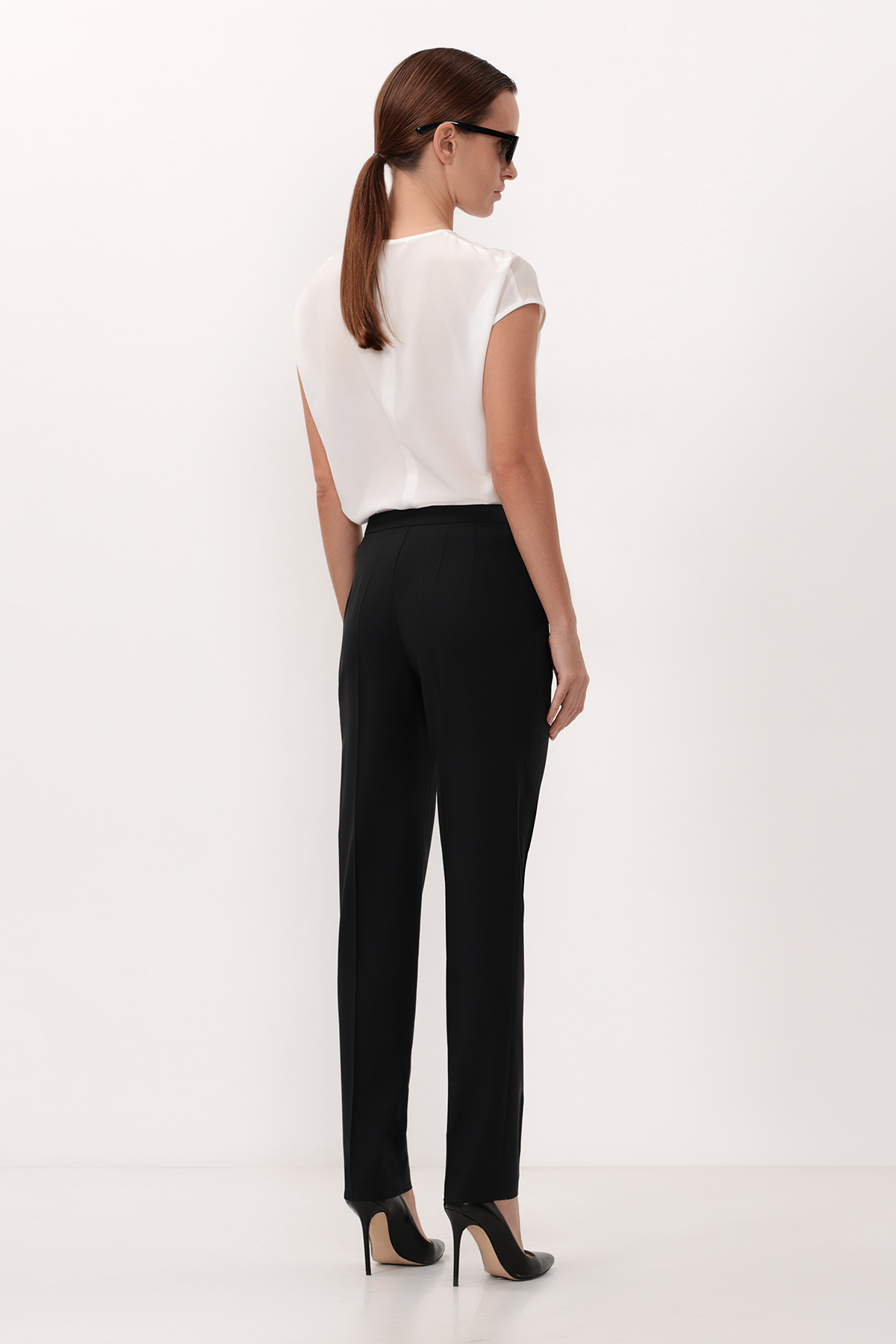 Брюки VASSA&Co, пол женский, цвет черный, фото №2