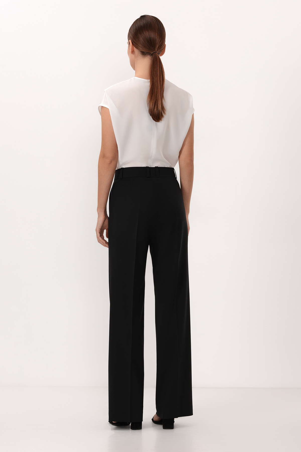 Брюки VASSA&Co, пол female, цвет black, фото №2