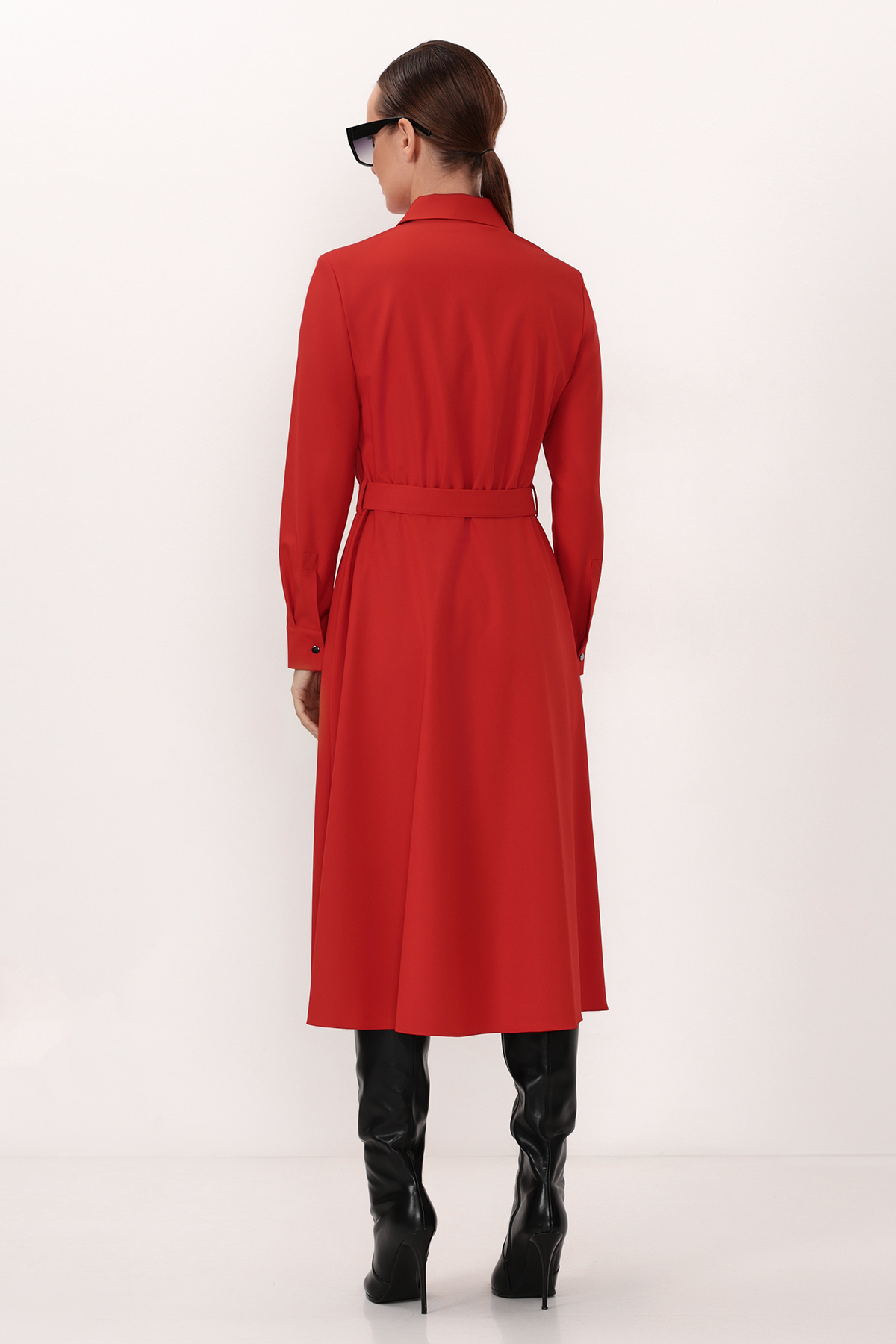 Платье VASSA&Co, пол женский, цвет красный, фото №2