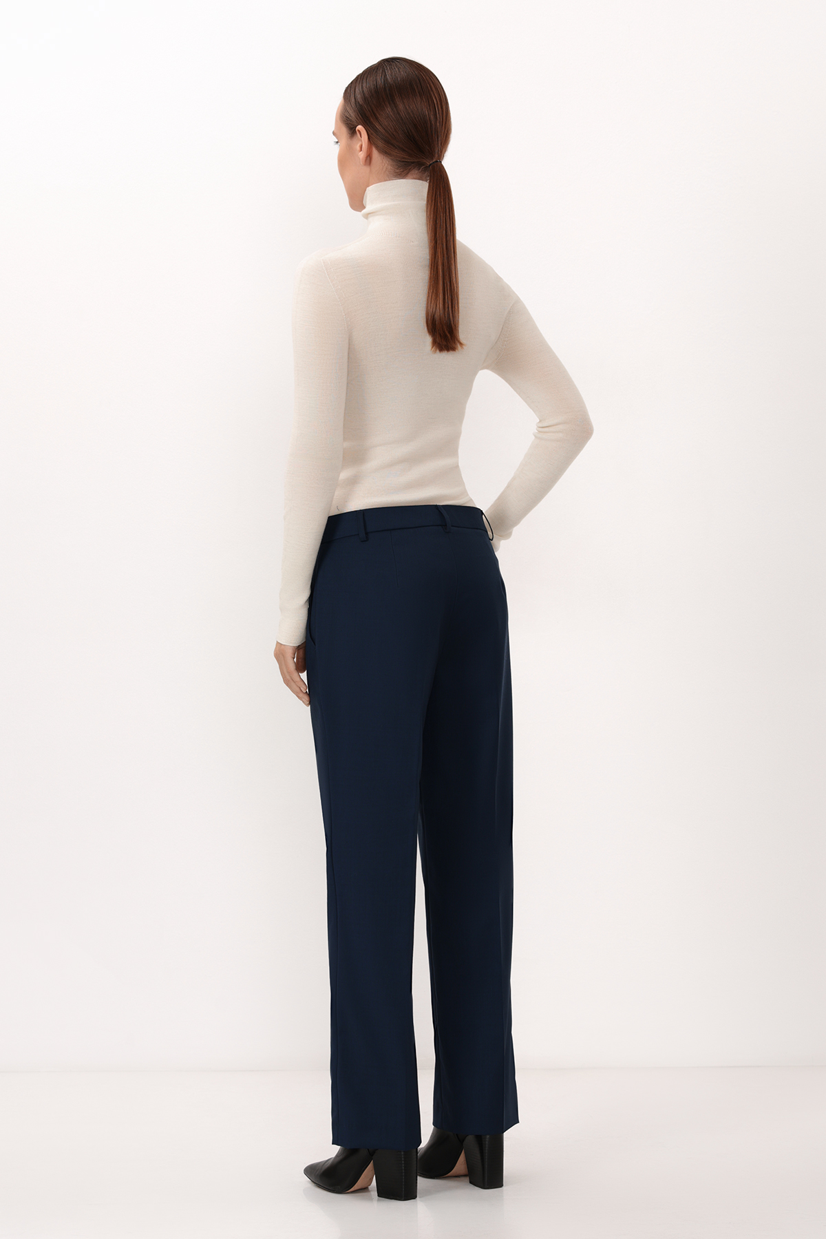 Брюки VASSA CODE, пол женский, цвет синий, фото №3