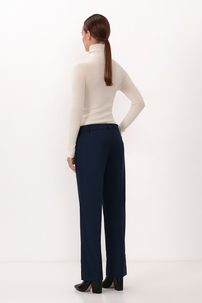 Брюки VASSA CODE, пол женский, цвет синий, фото №3