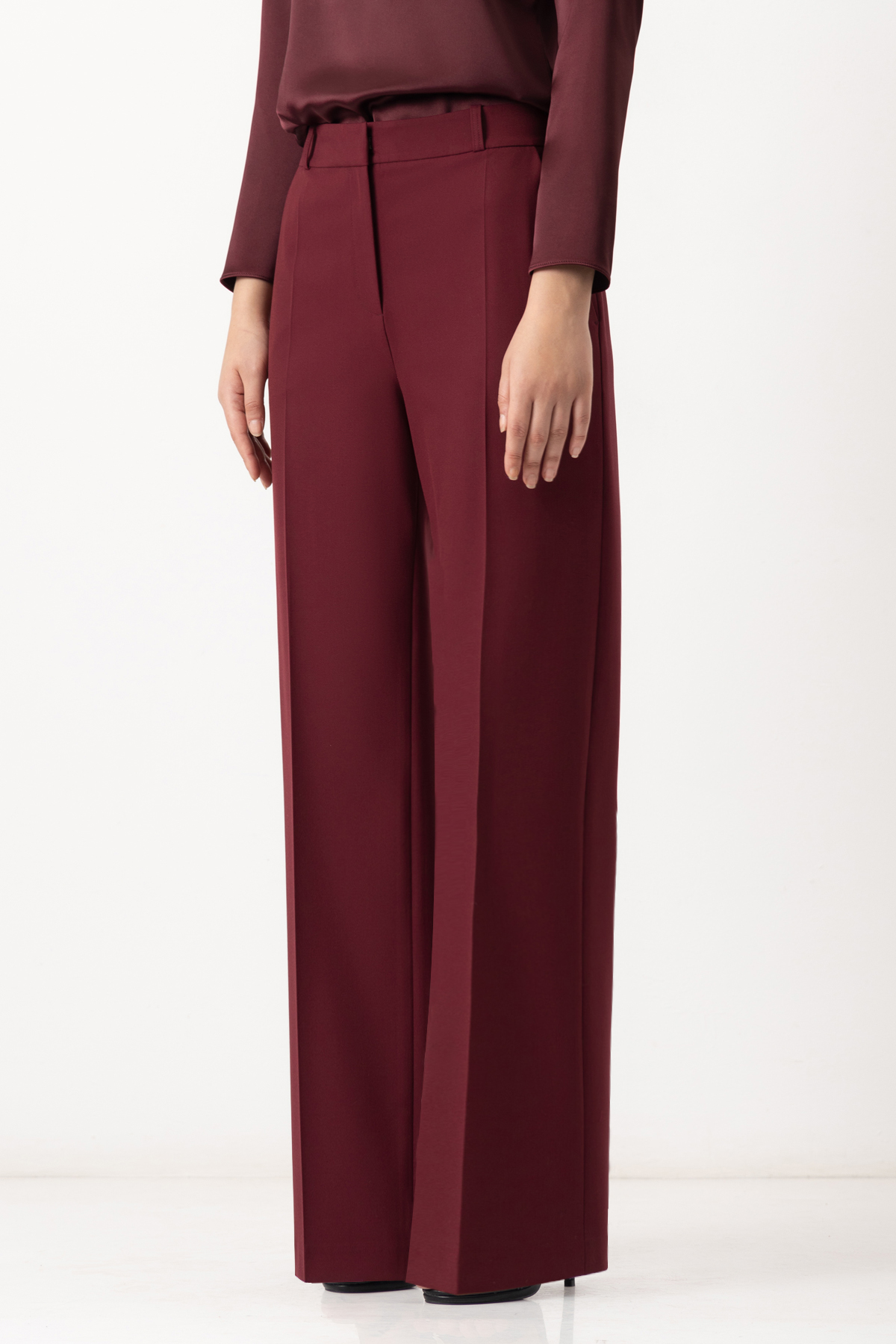 Брюки VASSA&Co, пол женский, цвет красный, фото №2