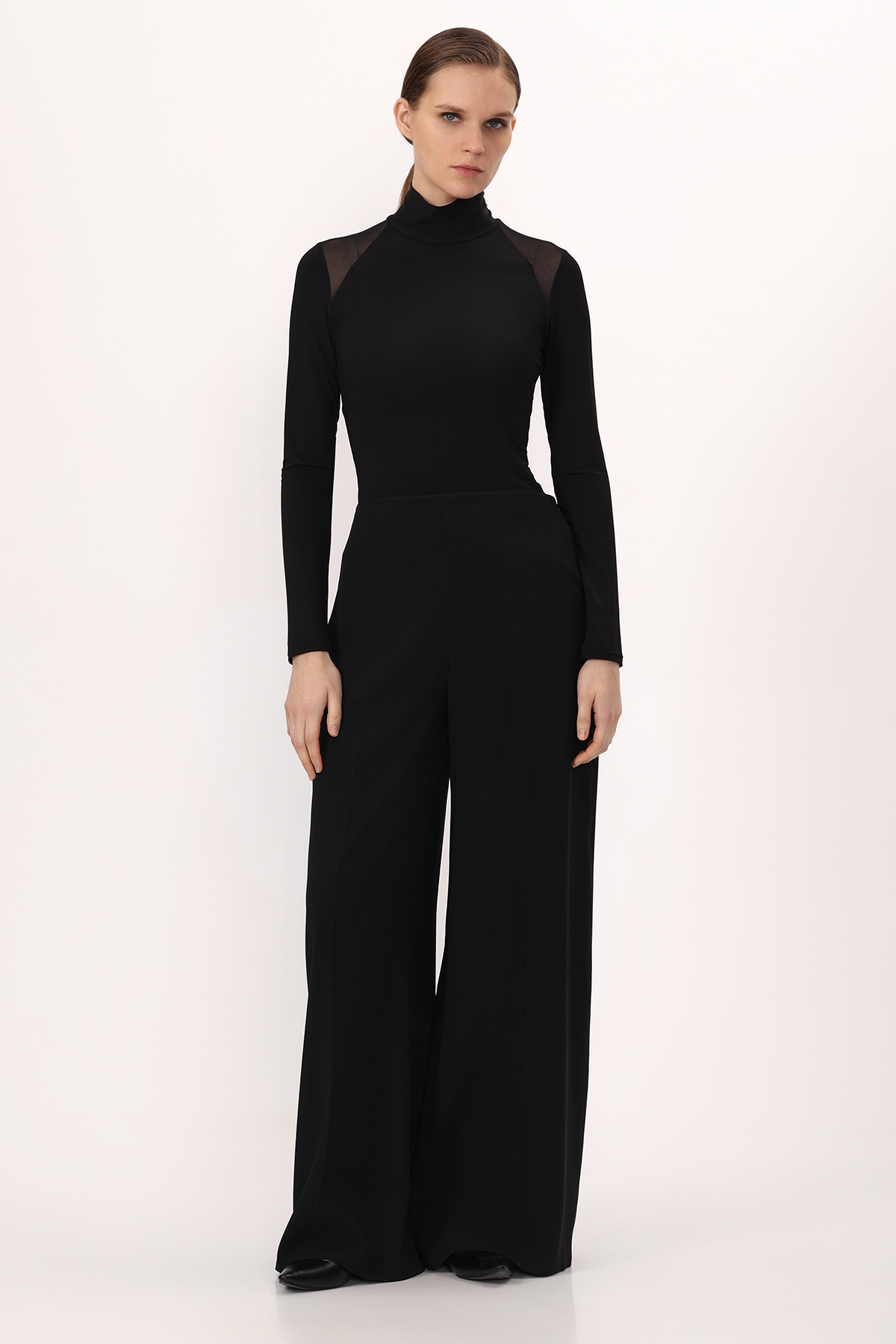 Брюки VASSA&Co, пол женский, цвет черный, фото №2