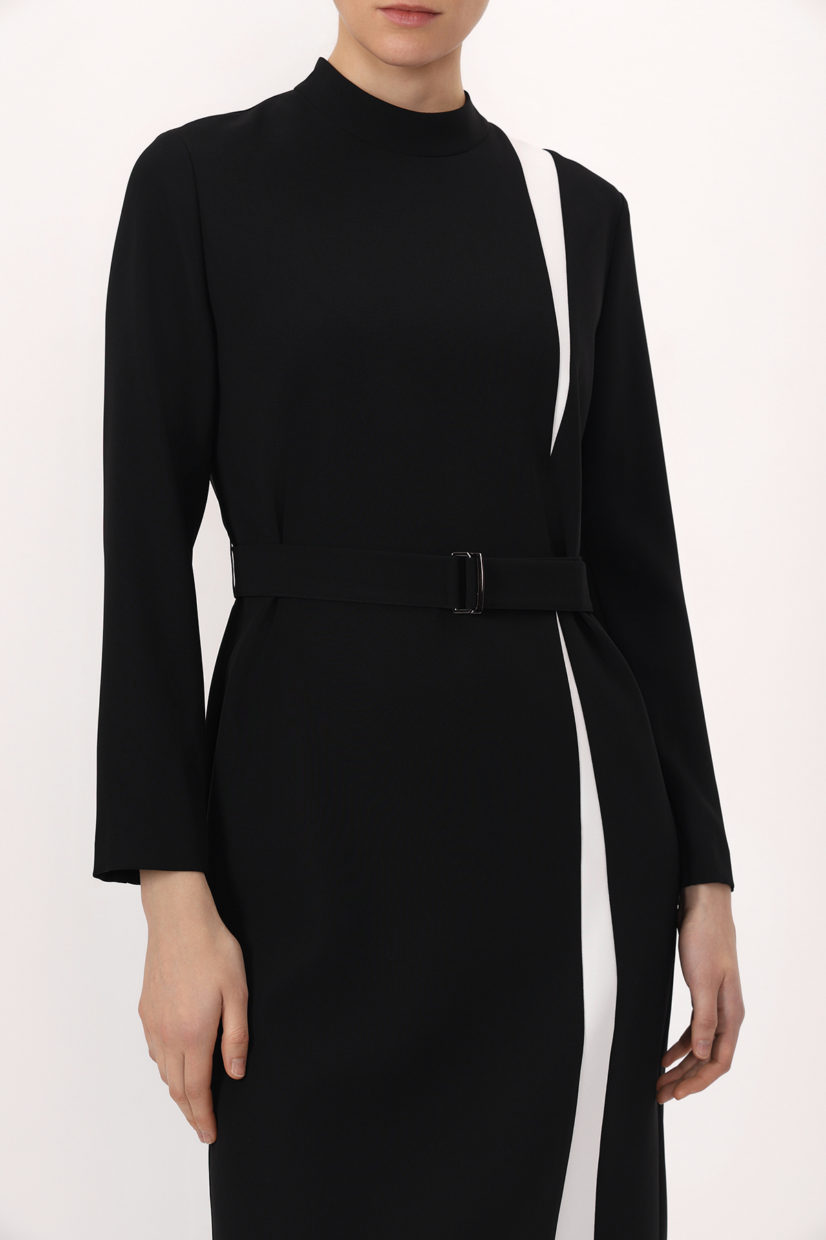 Платье VASSA&Co, пол женский, цвет черный, фото №2