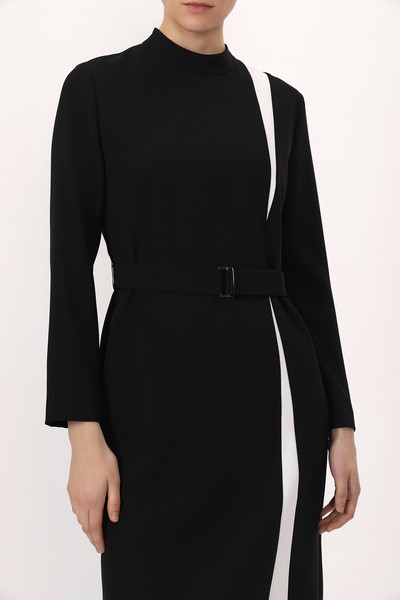 Платье VASSA&Co, пол женский, цвет черный, фото №2