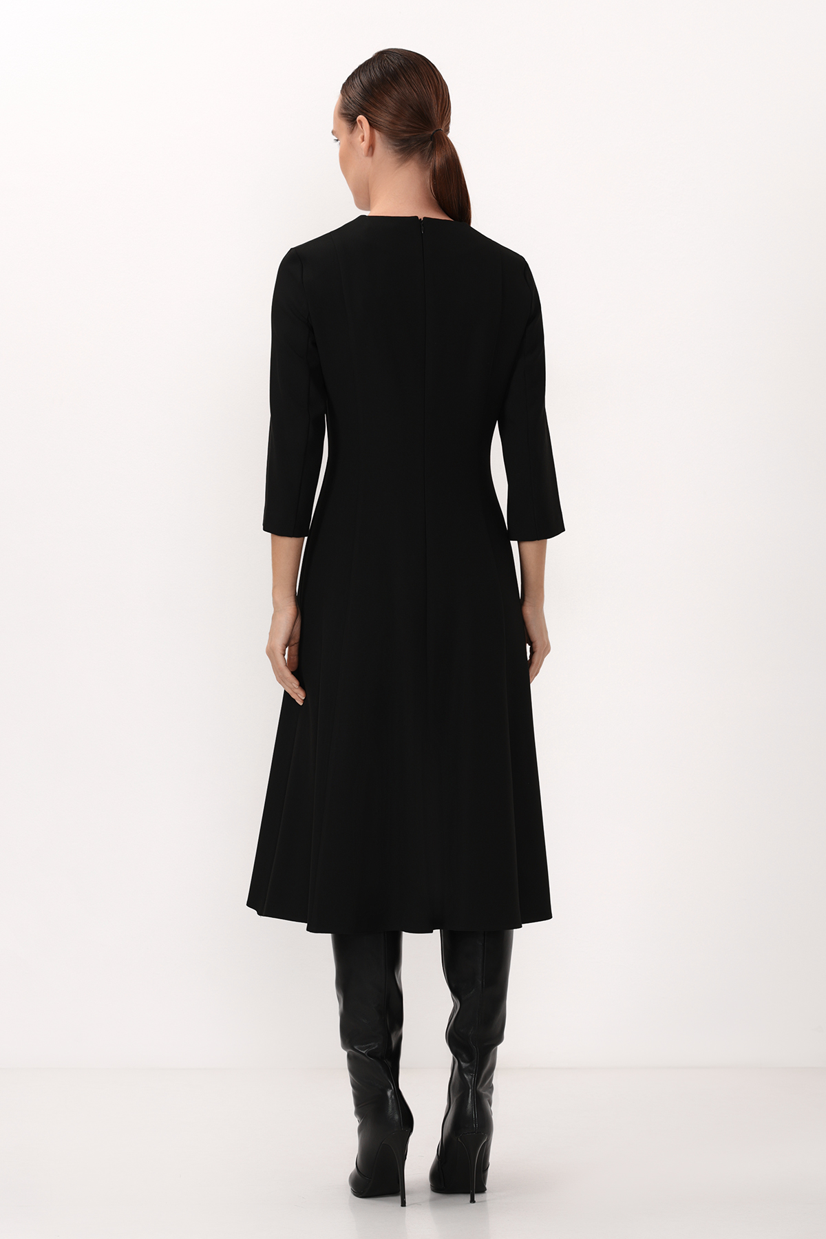 Платье VASSA&Co, пол женский, цвет синий, фото №3