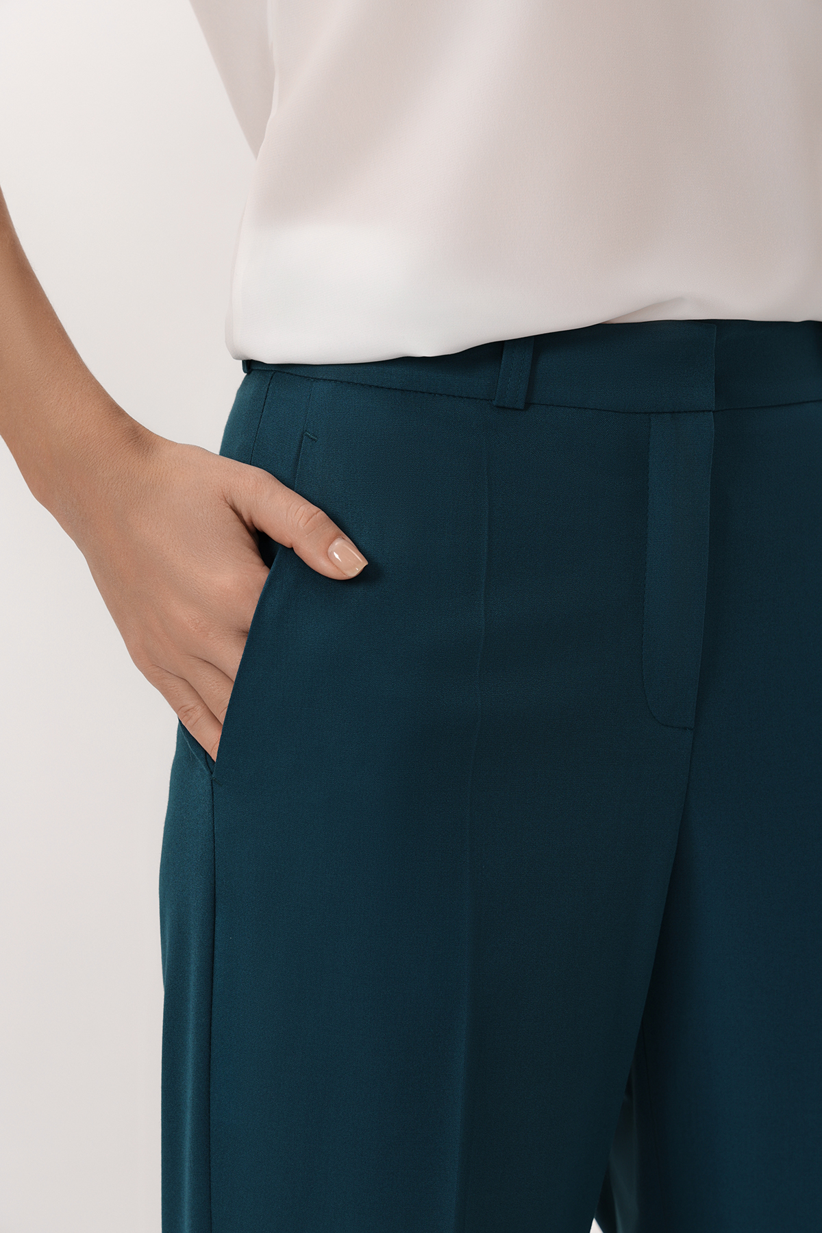 Брюки , пол female, цвет голубой, фото №4