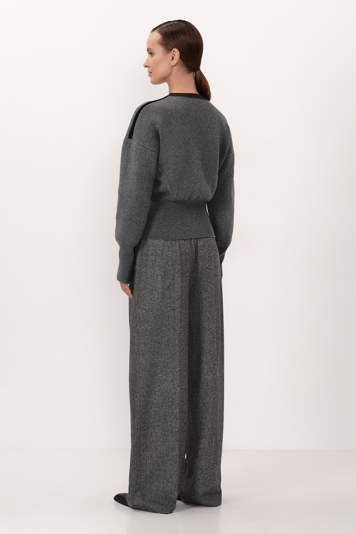 Джемпер VASSA CODE, пол женский, цвет серый, фото №3