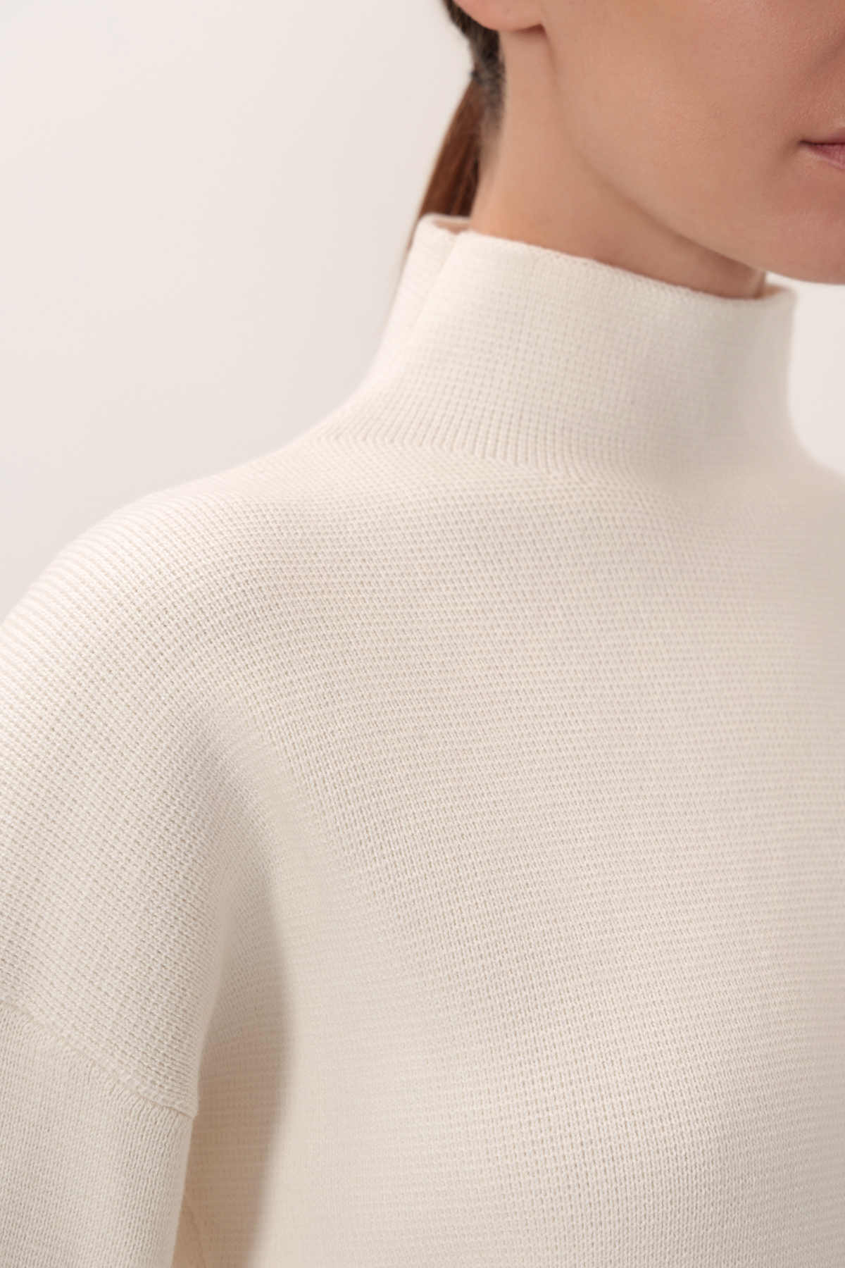 Джемпер VASSA CODE, пол женский, цвет белый, фото №2