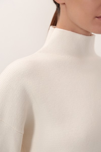 Джемпер VASSA CODE, пол женский, цвет белый, фото №2