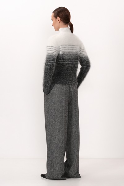 Джемпер VASSA CODE, пол женский, цвет серый, фото №4