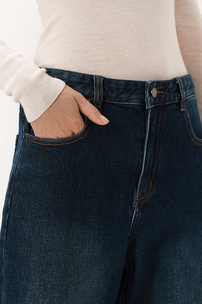 Джинсы Wide Leg VASSA CODE, пол женский, цвет синий, фото №2