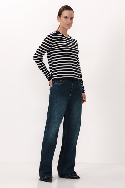 Джемпер VASSA CODE, пол женский, цвет синий, фото №2