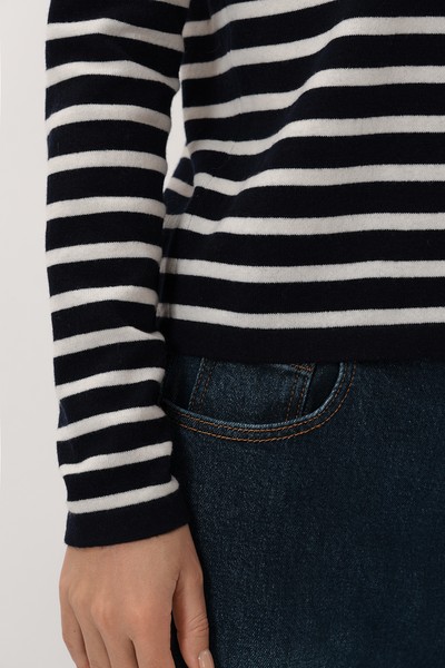 Джемпер VASSA CODE, пол женский, цвет синий, фото №3