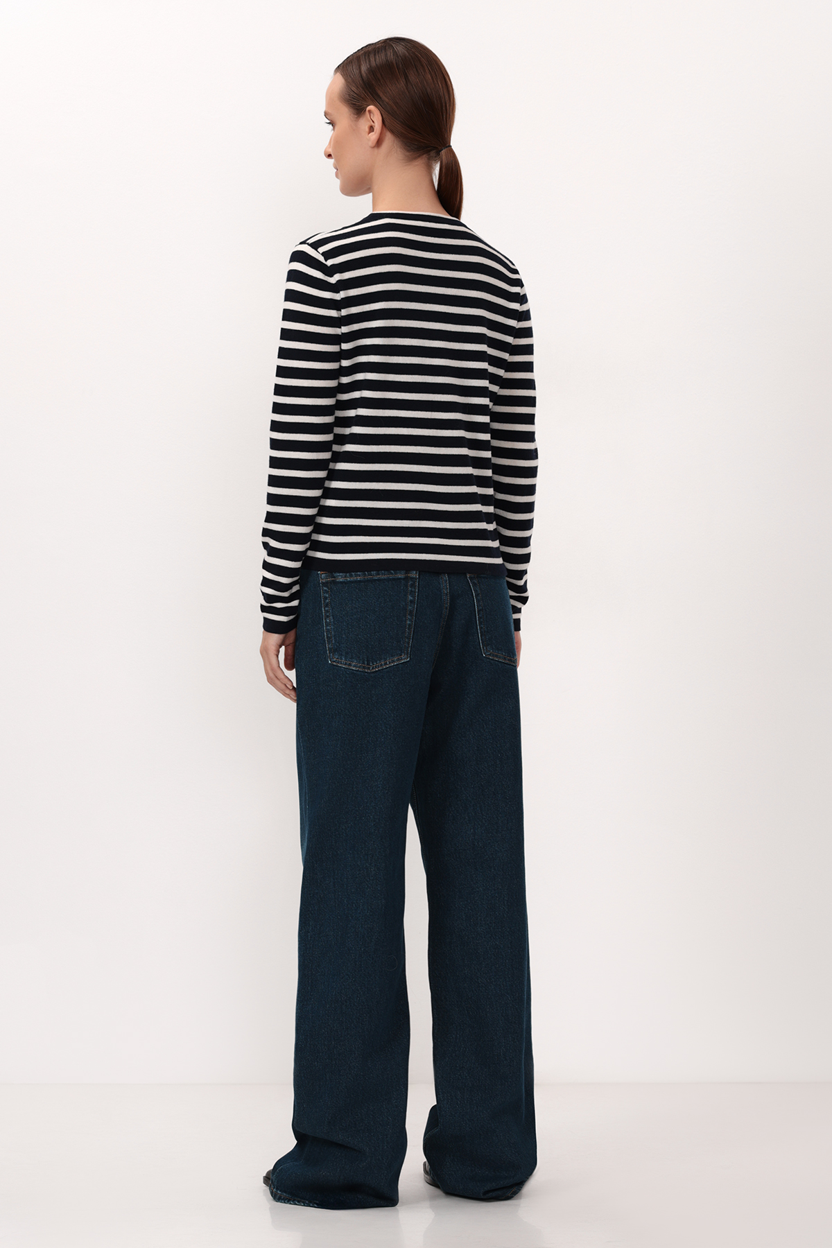 Джемпер VASSA CODE, пол женский, цвет синий, фото №4