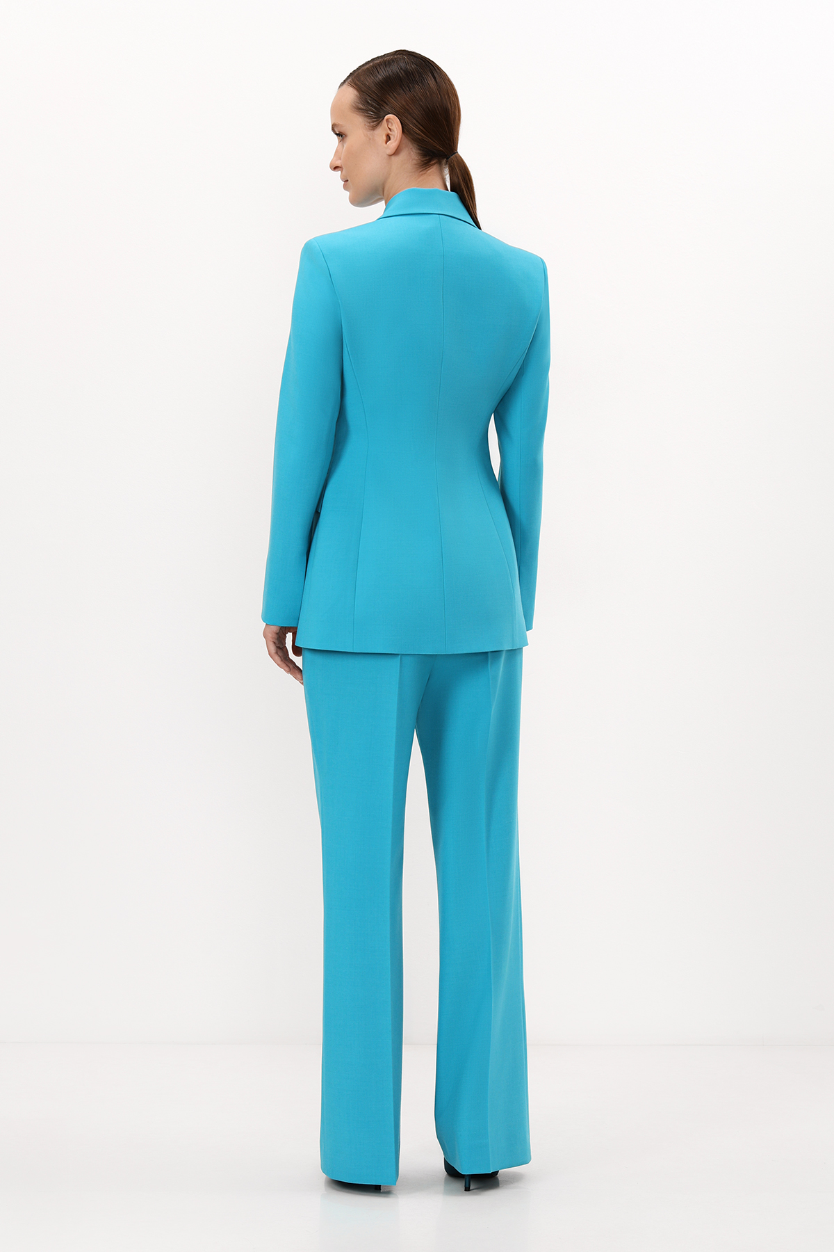 Жакет VASSA&Co, пол женский, цвет голубой, фото №4