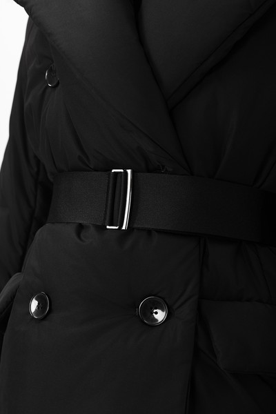 Пальто со съемным воротником VASSA&Co, пол женский, цвет черный, фото №5