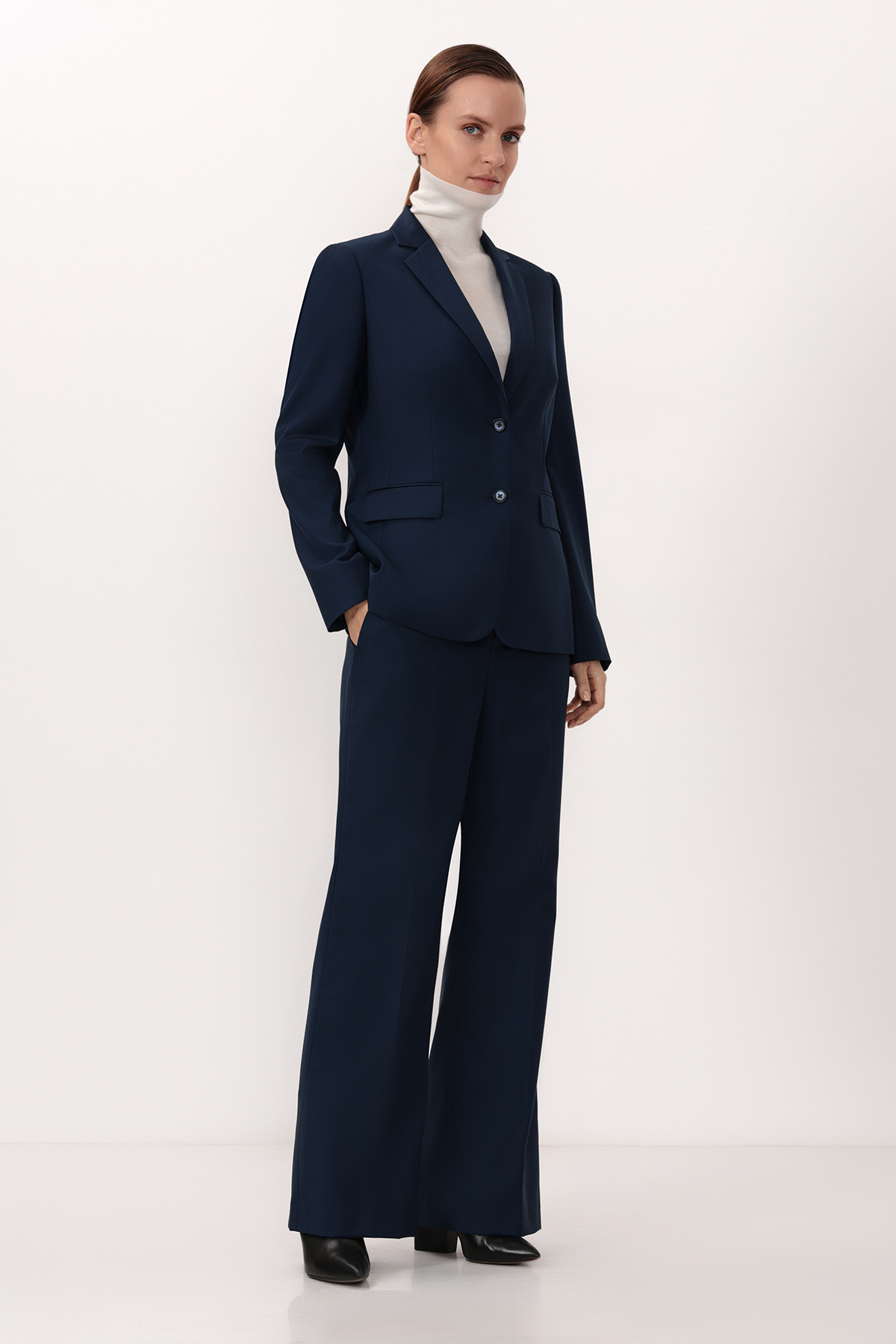 Жакет VASSA CODE, пол женский, цвет синий, фото №5