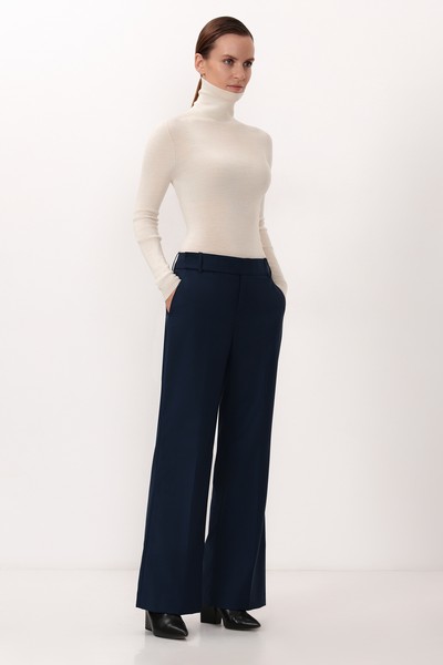 Брюки VASSA CODE, пол женский, цвет синий, фото №3