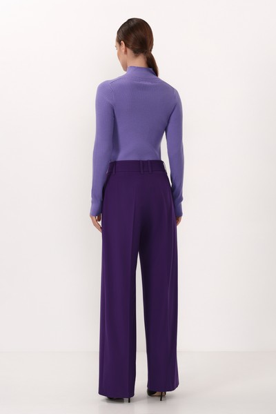 Водолазка с шерстью VASSA&Co, пол female, цвет violet, фото №5