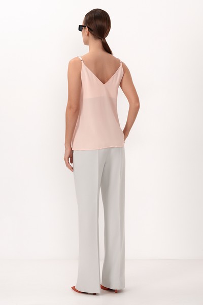 Базовый топ VASSA&Co, пол женский, цвет розовый, фото №4